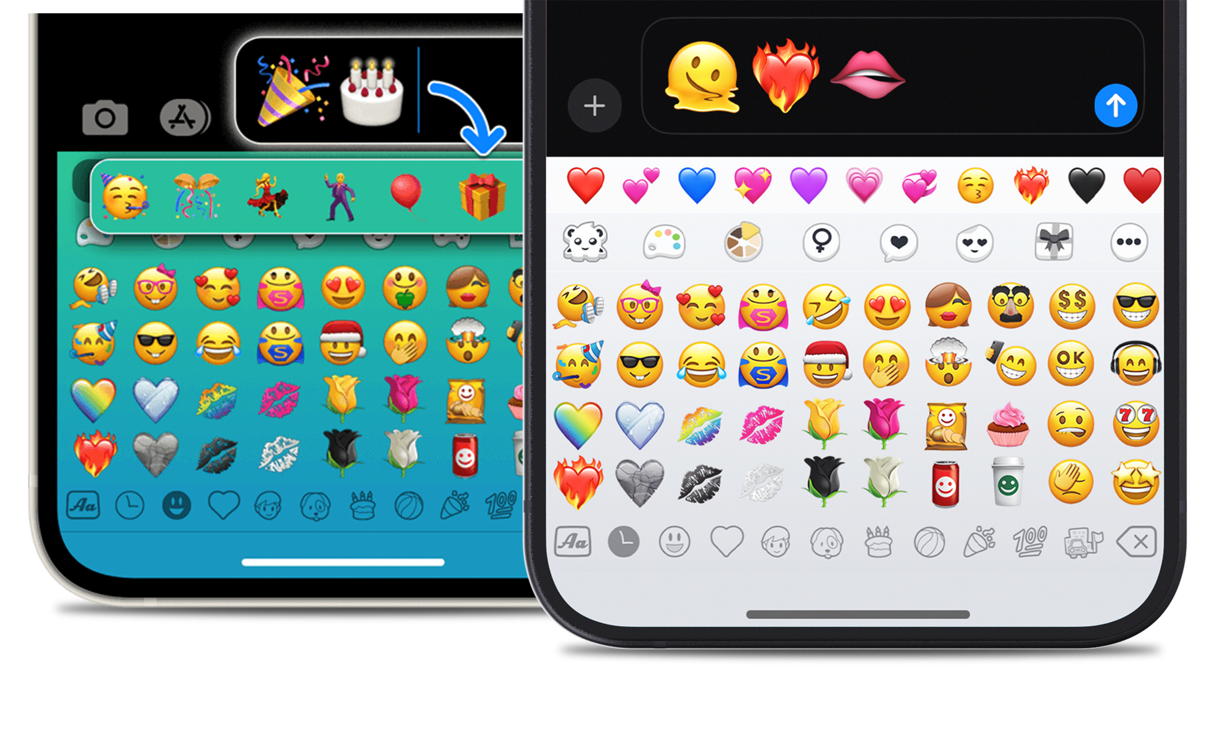 iPhone with app screenshot